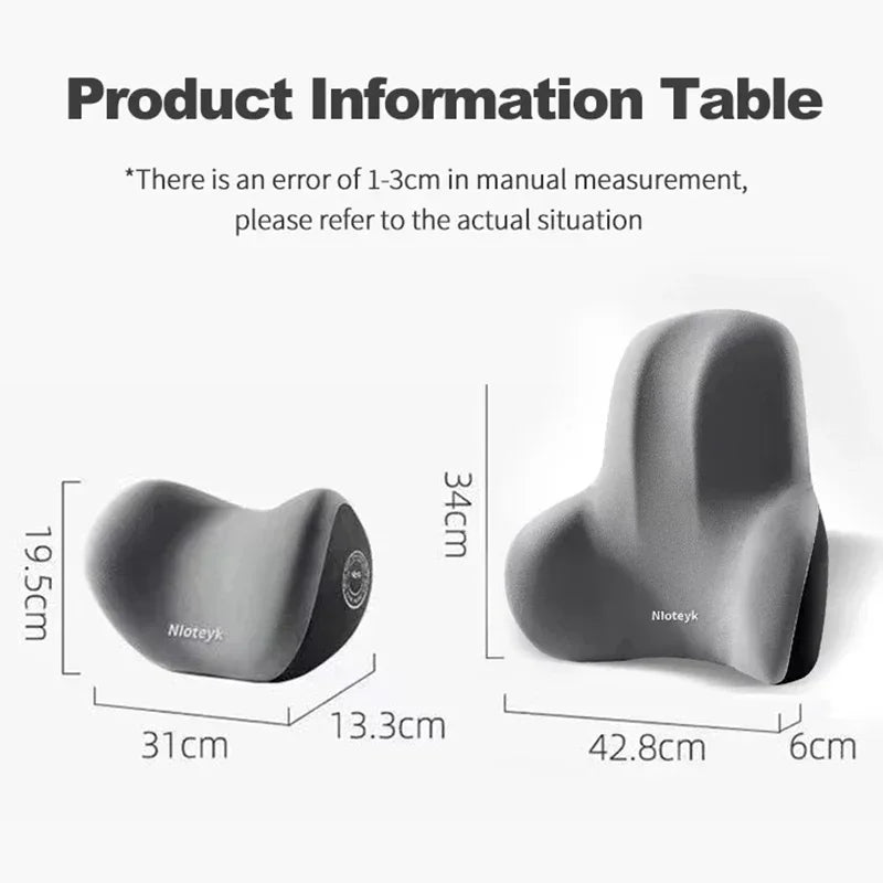 AutoHack™ Memory Foam Car Neck & Lumbar Pillow